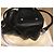 Bolso de hombro Christian Dior de piel lisa negra con emblema CD Negro - vista 8