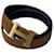 Hermès REVERSIBLE “H” Leather buckle belt in Gold 18K Black  ref.721155