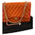 Timeless Chanel Jumbo single flap Coral Leather  ref.721395