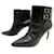 Yves Saint Laurent BOTAS SAINT LAURENT ZAPATOS 328648 Cuero negro 40 botas de cuero negro  ref.721728