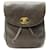 VINTAGE CHANEL BACKPACK TIMELESS FLAP LOGO CC IN CAVIAR LEATHER BACKPACK BAG Brown  ref.721771