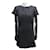 CHANEL P DRESS43568 IN BLACK COTTON TWEED M 38 SLEEVELESS COTTON DRESS  ref.721807