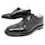 CHURCH'S GRAFTON SHOES 9.5F 43.5 FLORAL TOE DERBY IN BLACK LEATHER SHOES  ref.721843