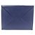 NUOVA CUSTODIA PER BUSTA CHOPARD 22.5POCHETTE IN PELLE BLU CM - vista 2