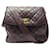 BOLSA CHANEL BESACE COM FECHO ATEMPORAL BOLSA BANDOULIERE DE COURO ACOLCHOADO Bordeaux  ref.722041