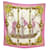 Hermès FOULARD HERMES TRIBORD JULIE ABADIE CARRE 90 EN SOIE ROSE PINK SILK SCARF  ref.722063
