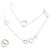 CHRISTOFLE SET COLLANA COLLANA ANELLO IDOLE T51 ANELLI D'ARGENTO