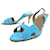 Hermès NEUF CHAUSSURES HERMES SANDALES NIGHT 70 39 DAIM TURQUOISE SHOES + BOITE Suede  ref.722109