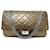 CHANEL MAXI HANDBAG 2.55 BRONZE DISTRESSED QUILTED LEATHER HAND BAG PURSE  ref.722124