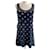 Diane Von Furstenberg Abrielle Kleid mit Kristallnieten Marineblau Polyester  ref.722811
