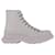 Alexander McQueen Tread Slick High-Top Sneakers Silvery Metallic  ref.723068