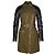 Rebecca Minkoff Khaki and Black Kiefer Jacket