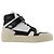 Ami Paris Baskets montantes ADC en cuir blanc et noir