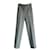 CHANEL Gray wool trousers very good condition T34 Grey Silk  ref.723674