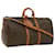 Louis Vuitton Keepall Bandoulière 55 Brown Cloth  ref.723998