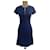 Diane Von Furstenberg DvF Kaelyn shift dress in deep saphire Navy blue Dark blue Viscose Elastane  ref.724049