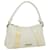 BURBERRY Shoulder Bag Leather White Auth am3357  ref.724120