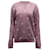 Alexander McQueen Swallow Bedrucktes Sweatshirt aus rosafarbener Baumwolle  ref.724227
