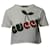 Gucci T-shirt court à imprimé cerises en coton blanc  ref.724243