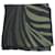 Nina Ricci bedruckter Schal aus schwarzer und grüner Viskose Zellulosefaser  ref.724309