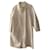 Loewe Coats, Outerwear Cream Leather Cotton  ref.725344