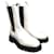 Autre Marque botas de tornozelo Branco Couro  ref.725349