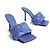 Bottega Veneta LIDO PERVINCA IT37 new Blu Porpora - vista 2