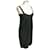 CHANEL Vestido negro sin tirantes T38 SER Seda  ref.725872