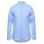 Malo man shirt in denim color linen Blue  ref.726125