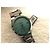 Autre Marque Reloj Head de acero con esfera verde satinada Plata - vista 4
