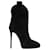 Giuseppe Zanotti Pointy Suede Black Boots  ref.726624