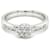 Autre Marque anel feminino ouro branco 14K COM DIAMANTES 0.41 ct.  ref.726980