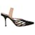 Zapatos de salón de piel con corte Vamp de Sergio Rossi Negro Cuero  ref.727370