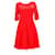 Claudie Pierlot robe Red Nylon  ref.727519