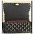 Valentino BORSA A SPALLA ROCKSTUD SPIKE in pelle di vitello Tutto nero Nuovo - vista 12