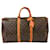 Louis Vuitton Keepall 50 Brown Cloth  ref.728035