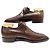 CHAUSSURES CORTHAY ARCA JOUVET 8.5 42.5 BOUCLES CUIR MARRON LEATHER SHOES - vue 2