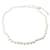 NEW CHANEL NECKLACE GLASS PEARLS & SILVER METAL NEW PEARLS NECKLACE Silvery  ref.728465