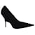 Balenciaga Jersey Crepe Drape Sapatos pontiagudos em poliéster preto  ref.729544