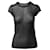 T-shirt transparent Tom Ford en viscose noire Fibre de cellulose  ref.729562
