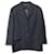 Acne Studios Blazer de costume à simple boutonnage en polyester noir  ref.729576