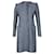 M Missoni Lurex Trim Tweed Coat in Blue Silk  ref.729581