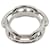 Ring Foulard Hermès Régate 90 Bague en Laiton Argenté Palladié Métal  ref.729592