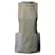 Top con detalle de bolsillo Alexander McQueen en algodón color crudo Blanco  ref.729618
