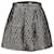 Prada Brocade Flared Skirt in Grey Polyester  ref.729630