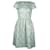 Prada Brocade Mini Dress in Green Silk  ref.729737