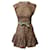 Zimmermann Kirra Flounce Belted Mini Dress in Animal Print Linen  ref.729748