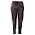 Ulla Johnson Carmen Jeans cônico cintura alta em algodão marrom  ref.729770