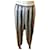 Twin Set striped sequinned trousers Black White Polyester  ref.729880