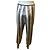 Twin Set Calça listrada com paetês Preto Branco - vista 3